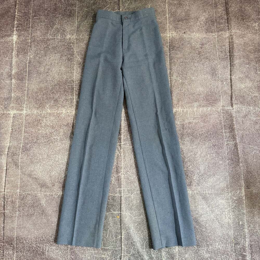 Women's Vintage 70's Levi's USA High Waisted Light Blue Action Slacks Sz 25 X 34